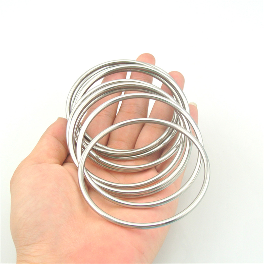 ♠Описание-Висококачествен персонализиран метален О пръстен SS304 за хардуер на чанта (1)