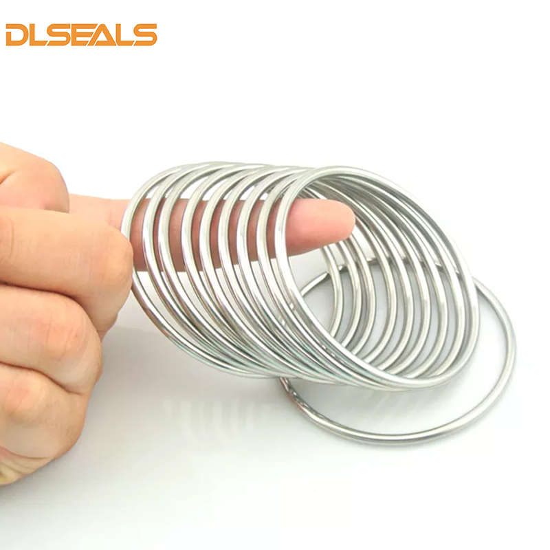 DLSEALS Anéis de vedação de aço inoxidável Resistentes à corrosão do eixo O-Rings de metal (3)(1)