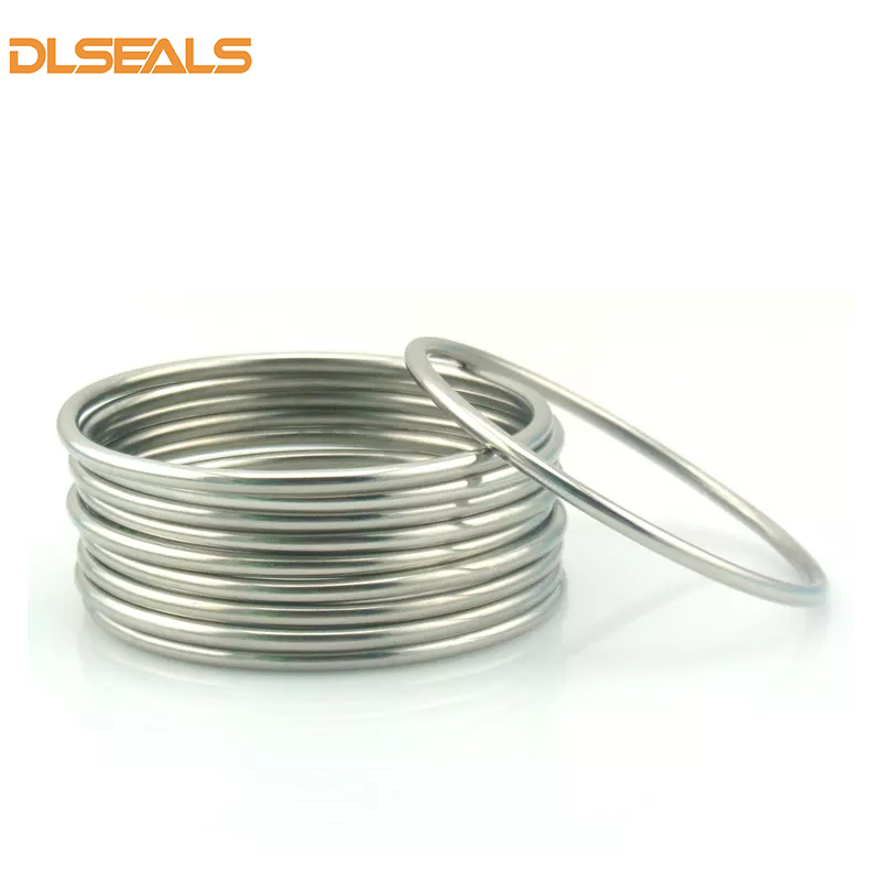 DLSSEALS O-ringi ze stali nierdzewnej Odporne na korozję pierścienie O-ring wału Metalowy pierścień O-ring (4)(1)