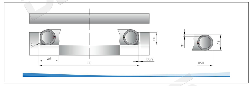OA2 Балансирано кухо метално уплътнение с О-пръстен (1)