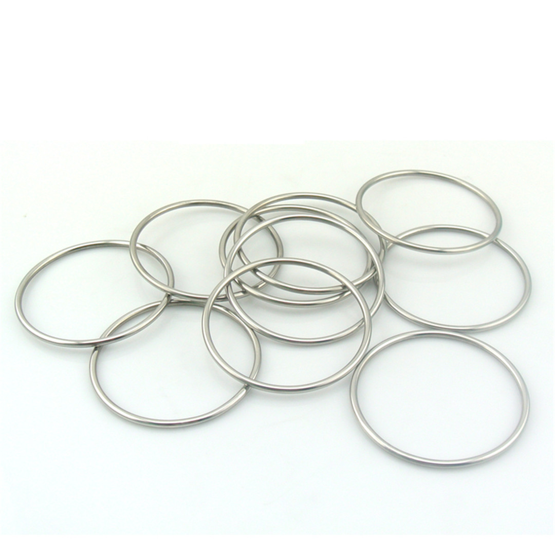 ♠Opis — wysokiej jakości, dostosowany metalowy pierścień O-ring SS304 do torebek (2)