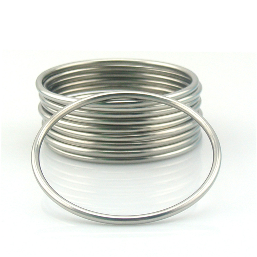 ♠Opis-Wysokiej jakości, dostosowany metalowy pierścień O-ring SS304 do torebek (3)